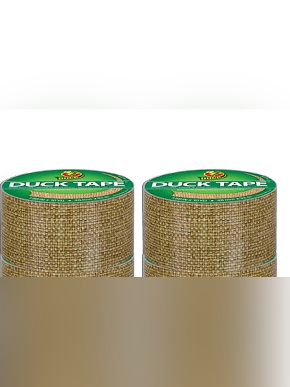 Duck Tape Tape in Brown woven print
